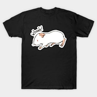 Wheeking Albino Guinea Pig T-Shirt